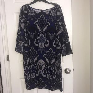 Dress plus size 22 multi color